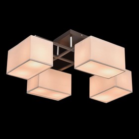 

Люстра потолочная "Прато" 8x40W Е14 графитовый 67x57x28см