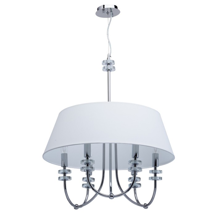 Люстра подвесная "Палермо" 6x40W E14 хром 60x60x215см