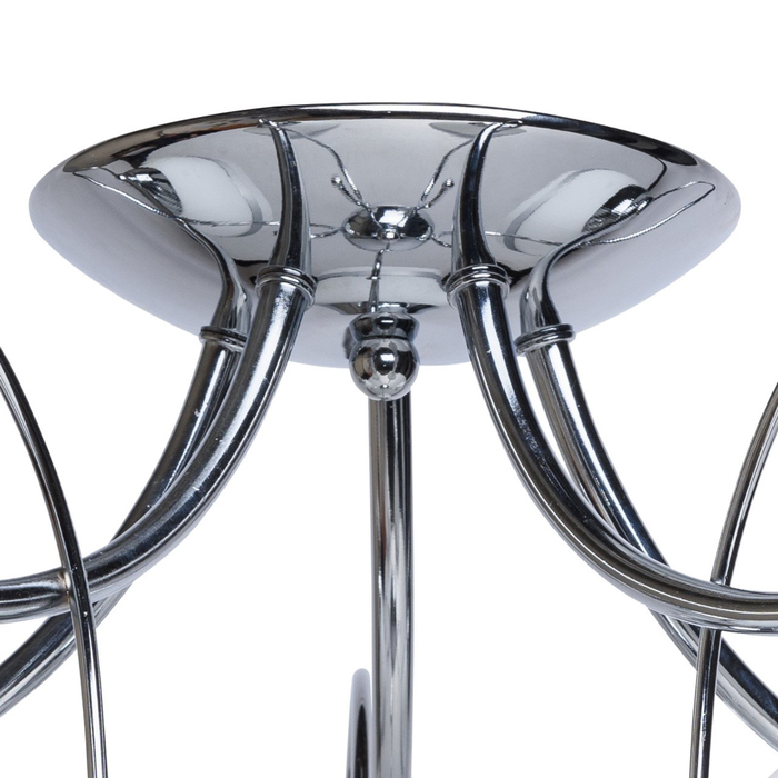 Люстра потолочная "Фелиция" 5x40W E14 хром 50x50x30см