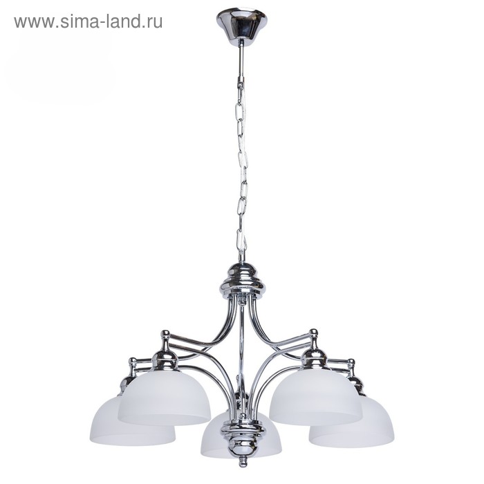 

Люстра подвесная «Фелиция», 5x60W E27, хром 64x64x135 см