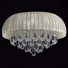 

Люстра потолочная "Жаклин" 17x20W G4+LED хром 65x65x35см