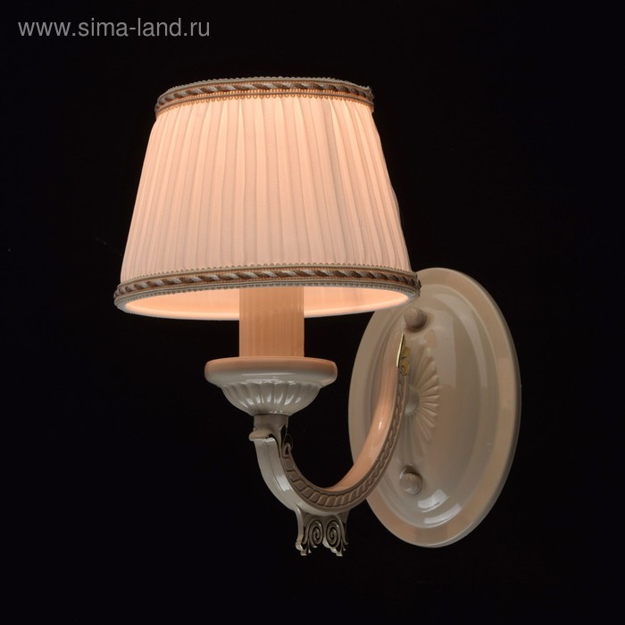 

Бра «Ариадна», 1x60W E14, золото, слоновая кость 24x16x25 см