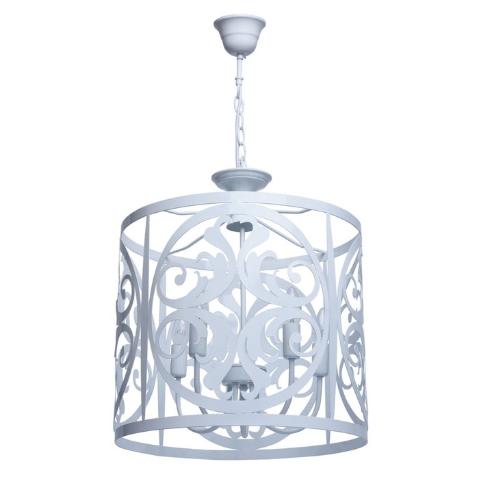 Светильник "Замок" 5x60Вт E14 белый 45x45x190см