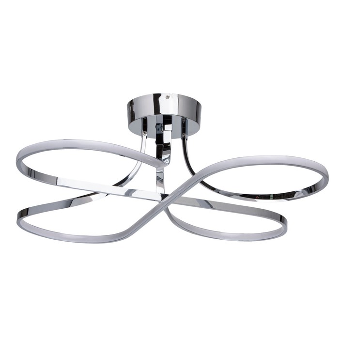 Люстра потолочная "Аурих" 45W LED хром 78x78x24см