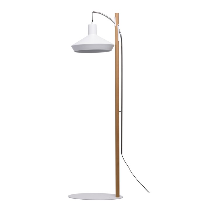 Торшер "Эдгар" 1x18W LED белый 115x35x184см