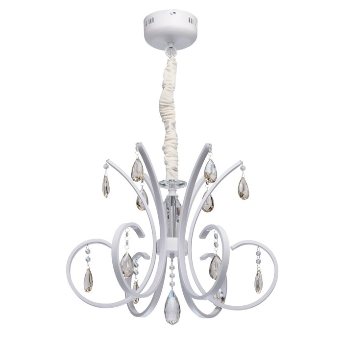 Люстра подвесная "Аурих" 102W LED белый 54x54x172см