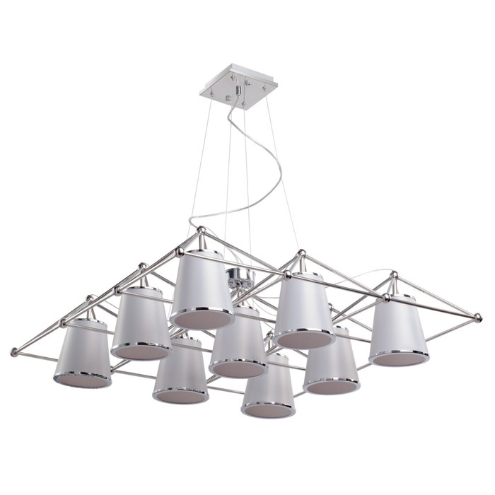 Люстра подвесная "Сорренто" 9x40W E14 хром 87x87x220см