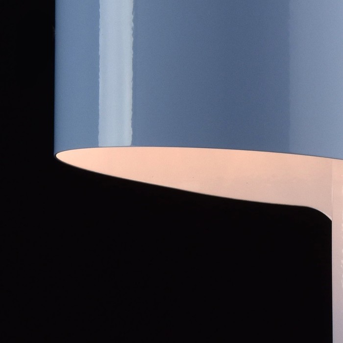 Настольная лампа "Идея" 1x40W E14 синий x15x33см