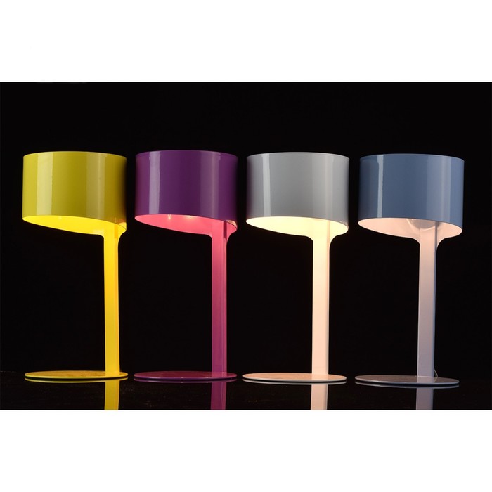 Настольная лампа "Идея" 1x40W E14 фиолетовый x15x33см