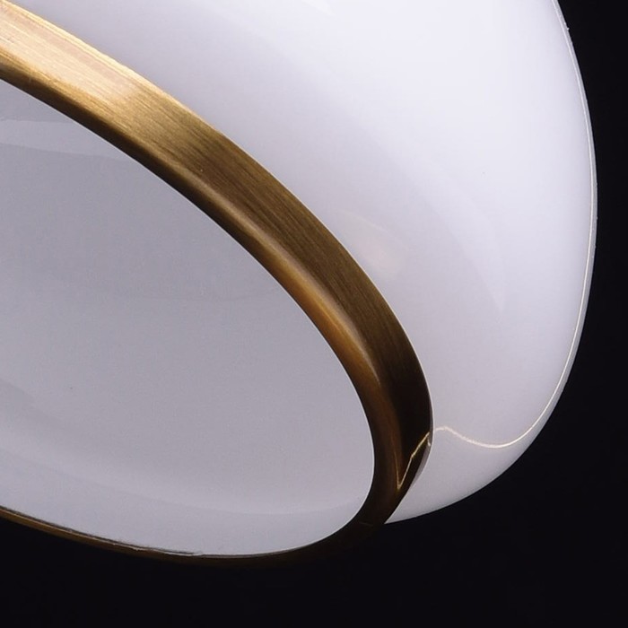 Настольная лампа "Аманда" 1x60W E27 медовая бронза 19x19x47см