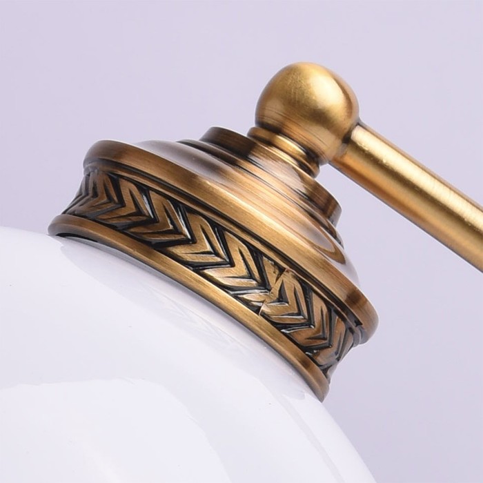 Настольная лампа "Аманда" 1x60W E27 медовая бронза 19x19x47см