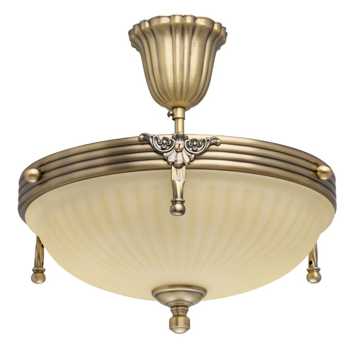 Люстра потолочная "Афродита" 3x60W Е14 античная бронза 32x32x30см