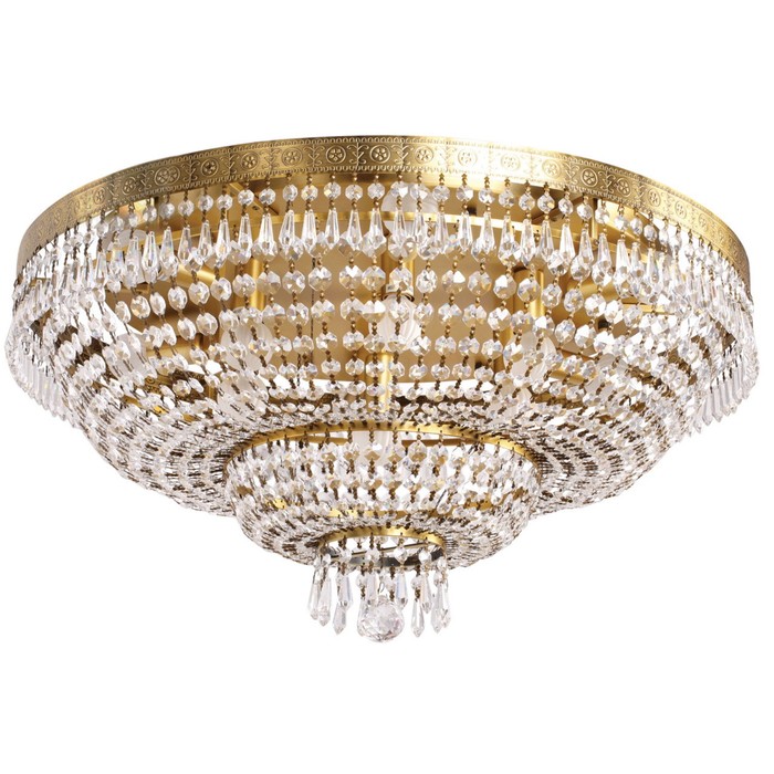 Люстра потолочная "Изабелла" 13x60W Е14 бронза 71x71x38см