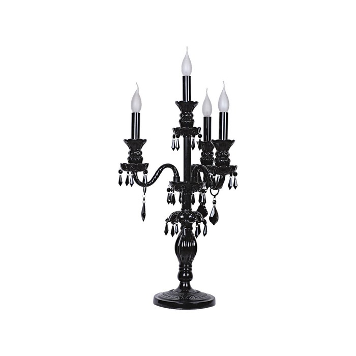 Настольная лампа "Барселона" 4x60W Е14 чёрный 40x40x80см