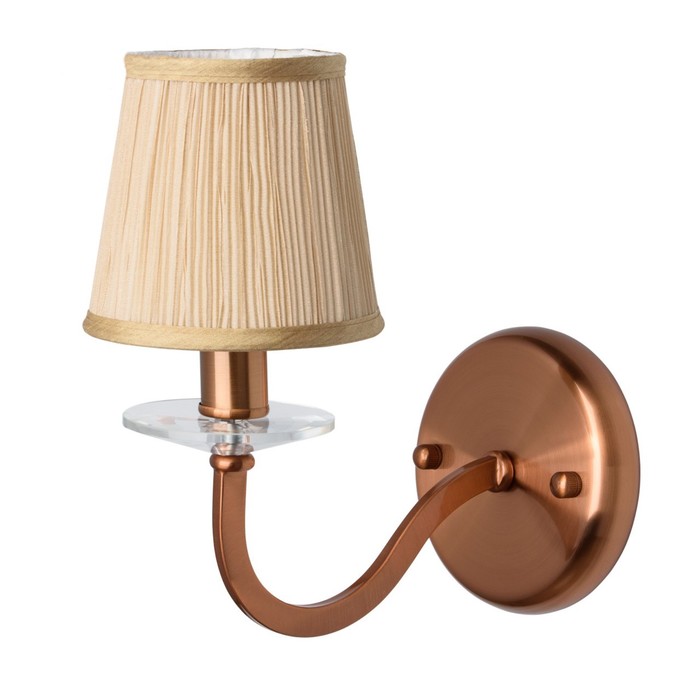 Бра "София" 1x40W E14 красная бронза 27x14x27см