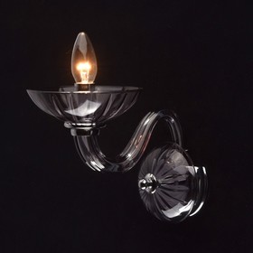 

Бра «Элла», 1x60W E14, хром 28x16x20 см