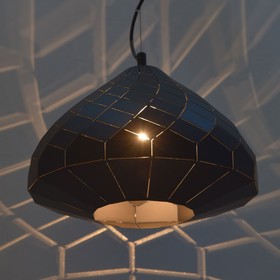 

Люстра подвес "Кассель" 1x60W E27 чёрный 35x35x270см
