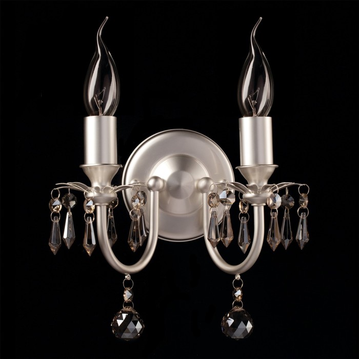 Бра "Барселона" 2x60W E14 перламутровый 30x24x17см