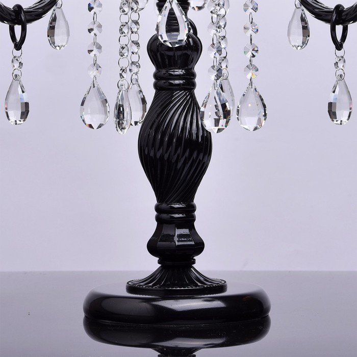 Настольная лампа "Барселона" 4x60W E14 чёрный 54x54x63см