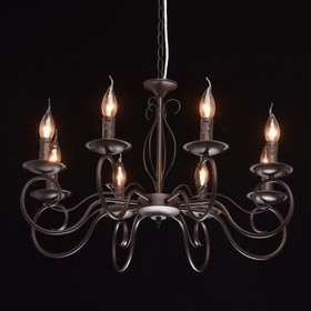 

Люстра "Аида" 8x60Вт E14 коричневый