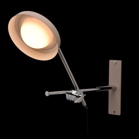 

Бра "Раунд" 1x5W LED сливочно-кофейный 41x17x55см