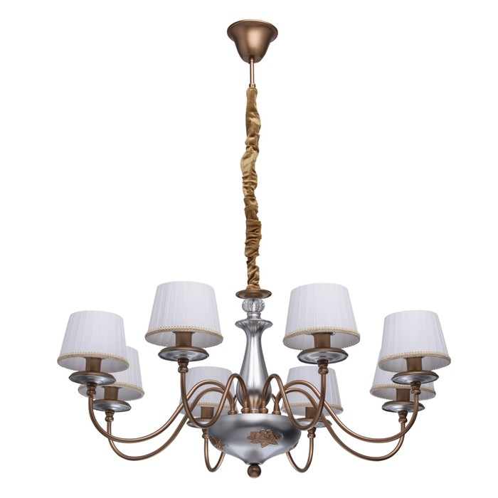 Люстра подвесная "Каталина" 8x40W E14 золото, металлический 88x88x132см