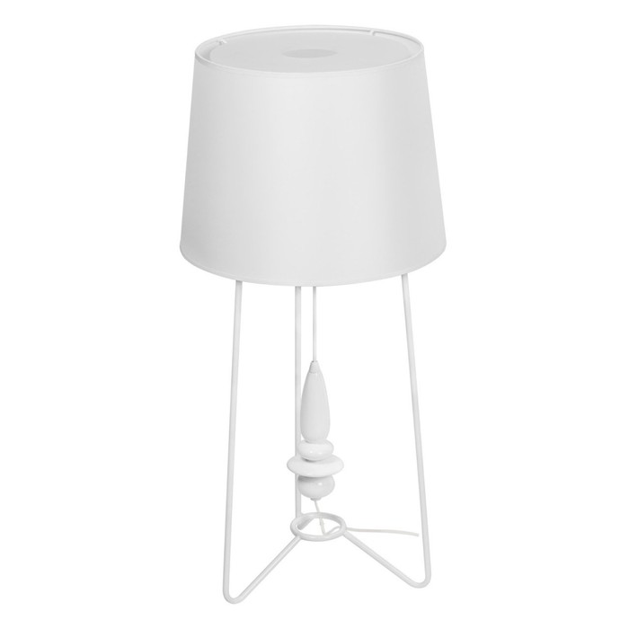 Настольная лампа "Райне" 1x60W E27 белый 40x40x85см