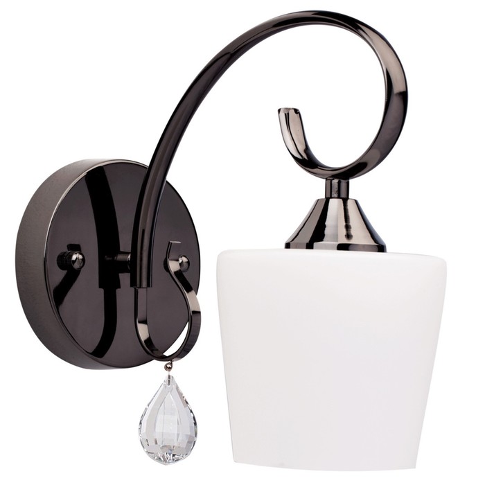 Бра "Блеск" 1x60W E27 никель 25x13x25см