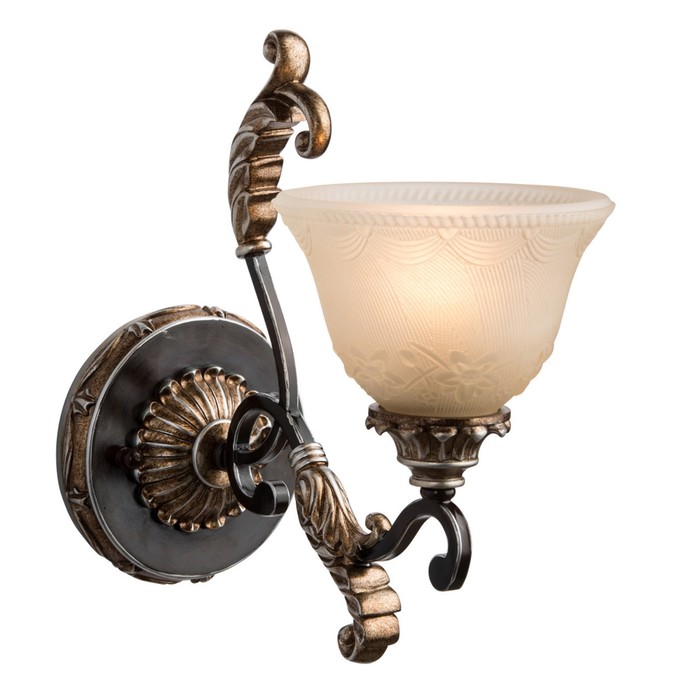 Бра "Версаче" 1x60W E27 кофейный 33x17x32см