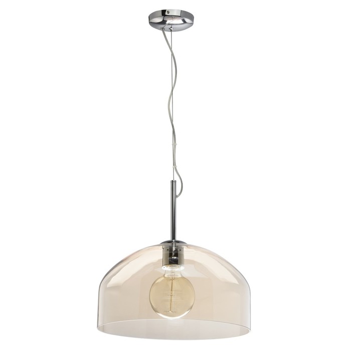 Люстра подвес "Клэр" 1x60W E27 хром 40x40x286см