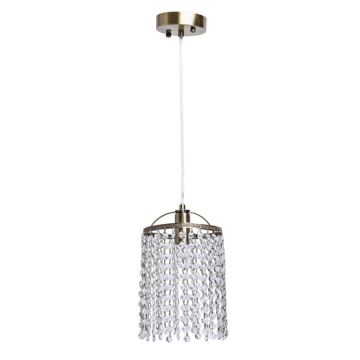 Светильник "Бриз" 1x60Вт E14 бронза 15x15x177см