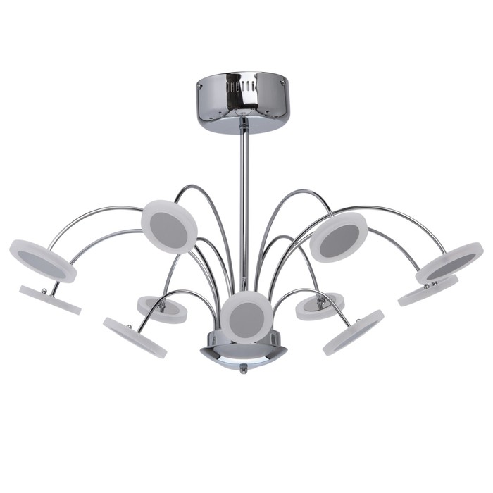 Люстра потолочная "Фленсбург" 8x4W+4x4W LED хром 72x72x42см