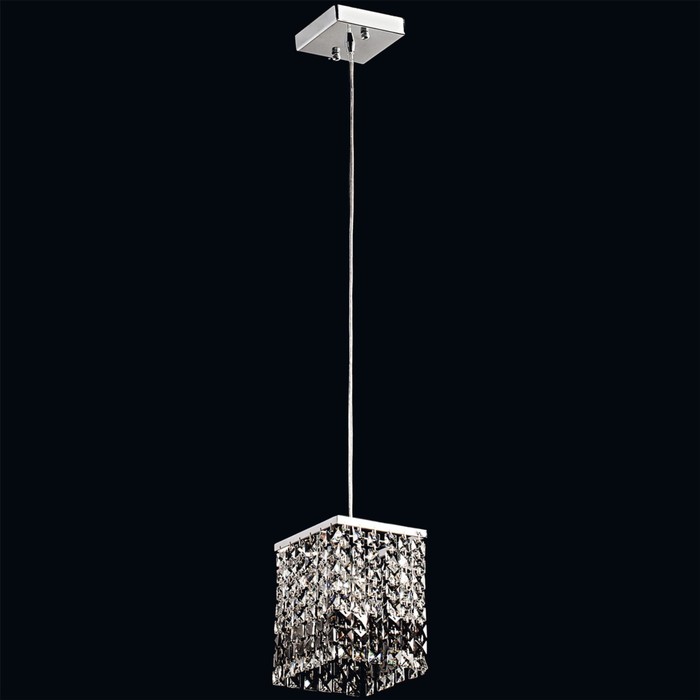 Светильник "Бриз" 1x60Вт E14 хром 13x13x162см