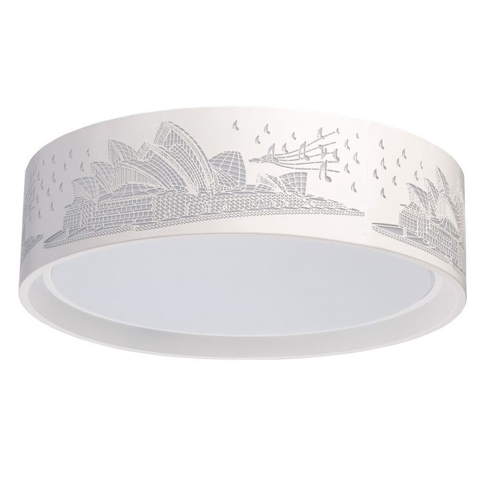 Светильник "Ривз" 50W LED белый 50x50x14см