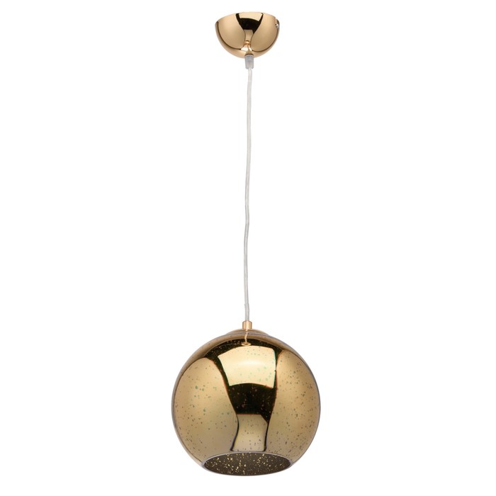 Люстра подвес "Фрайталь" 1x40W E27 золото 20x20x425см