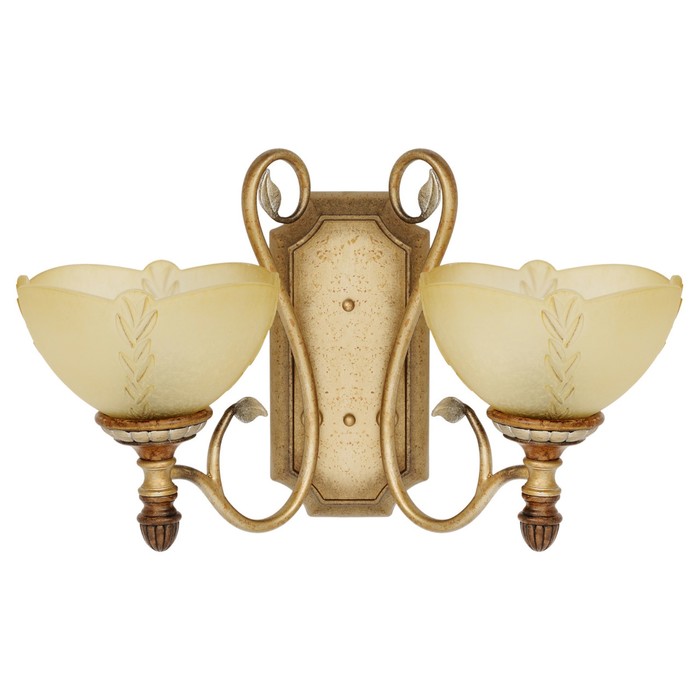 Бра "Версаче" 2x60W Е27 металлический 47x30x23см