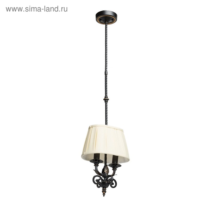 

Светильник "Виктория" 2x60Вт E14 чёрный 26x19x135см