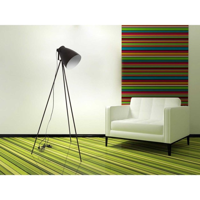 Торшер "Хоф" 1x60W E27 темно-коричневый 53x53x130см