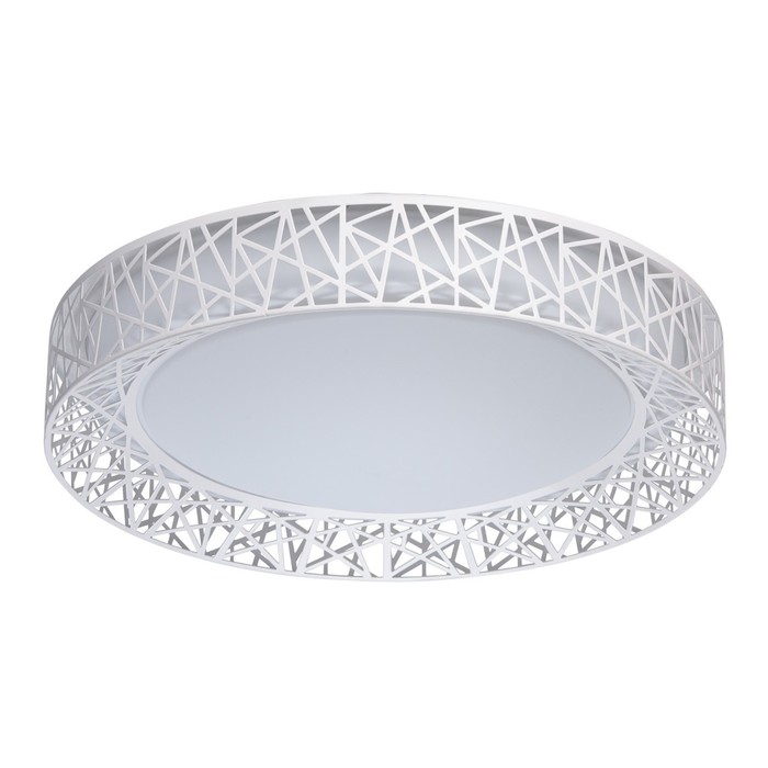 Люстра потолочная "Ривз" 24W LED белый 45x45x12см