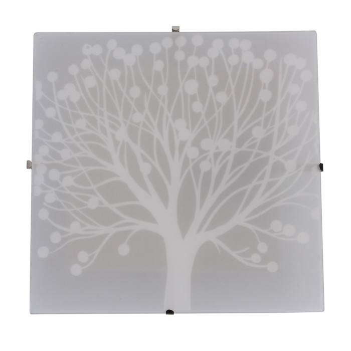 Светильник  "Васто" 2x60W E14 белый 30x30x6см