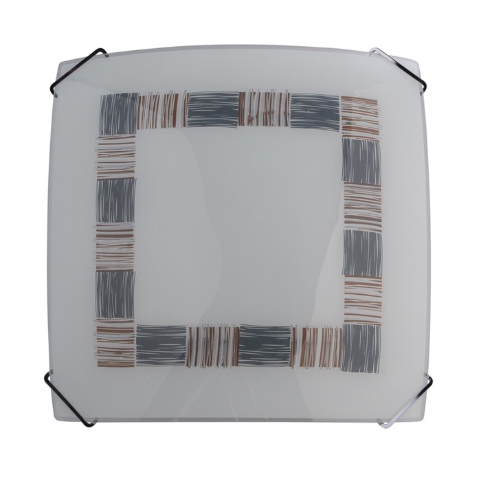 Светильник  "Васто" 2x60W E27 белый 30x30x6см