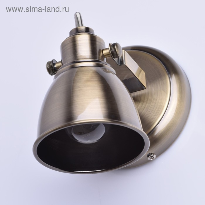 

Люстра спот «Ринген», 1x40W E14, античная бронза 15x16x19 см