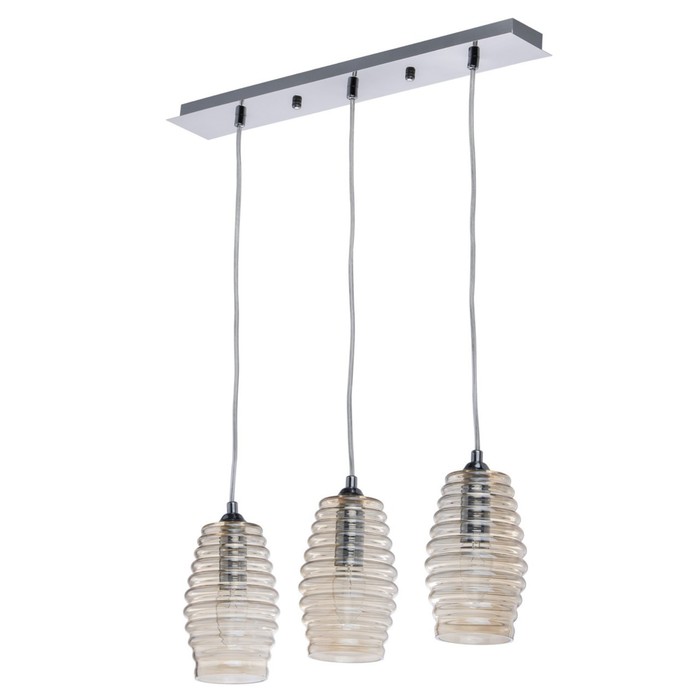 Люстра подвес "Лоск" 3x40W E14 хром x49x233см