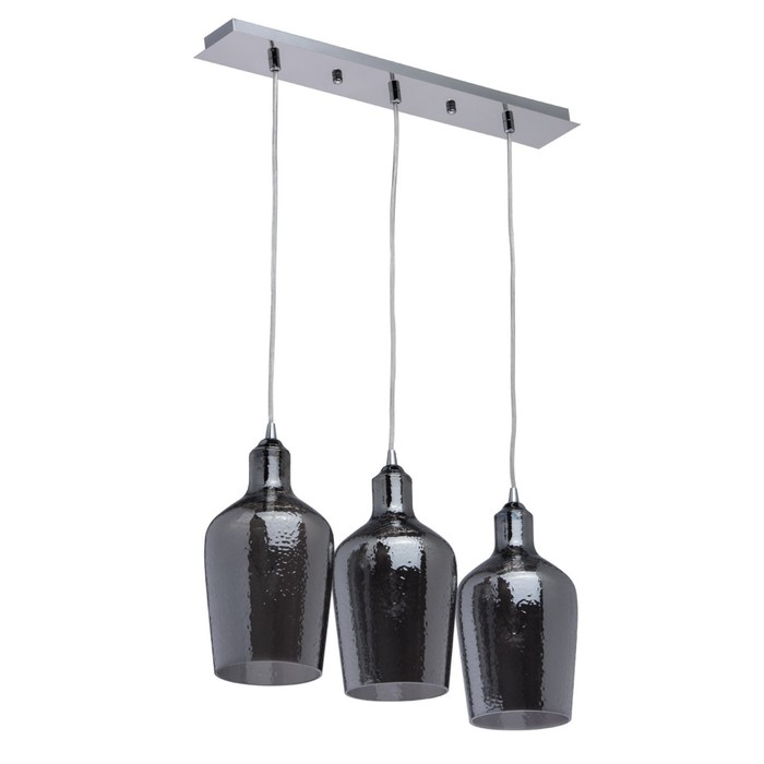 Люстра подвес "Лоск" 3x40W E14 хром 50x12x228см