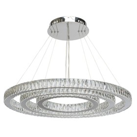 

Люстра подвесная "Гослар" 184x0.5W LED хром 80x80x330см