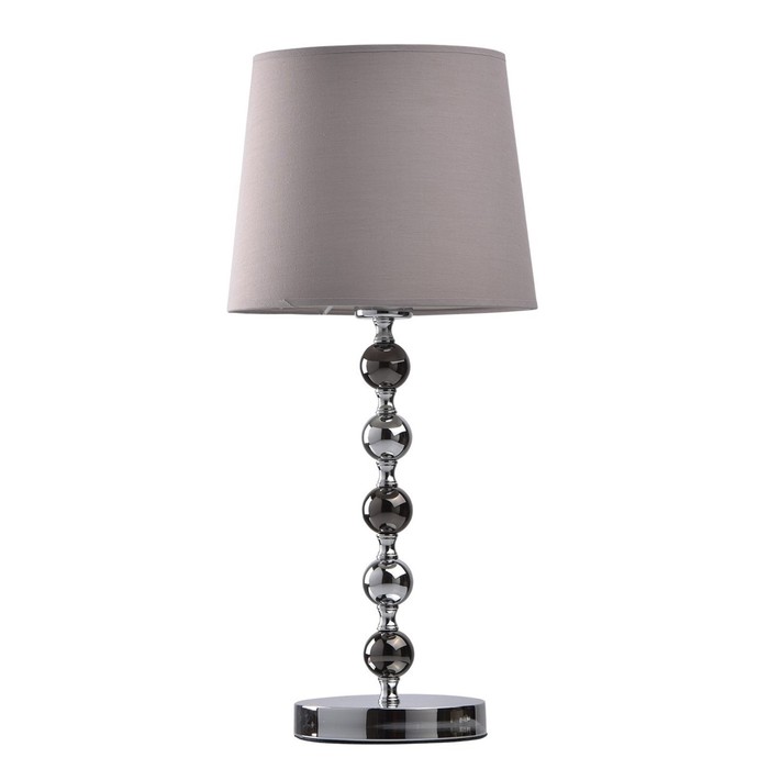 Настольная лампа "Салон" 1x40W E27 хром 25x25x52см