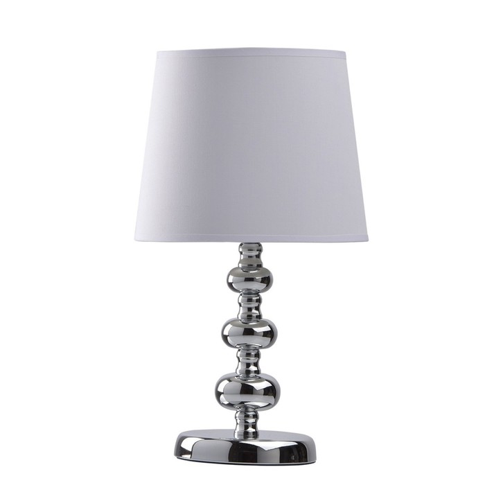 Настольная лампа "Салон" 1x40W E27 хром 25x25x42,5см