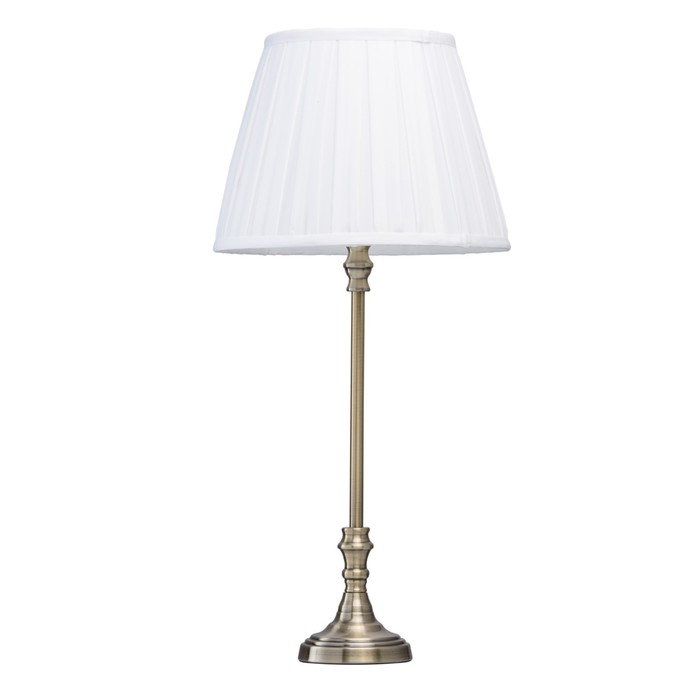Настольная лампа "Салон" 1x40W E27 античная бронза 29x29x60см