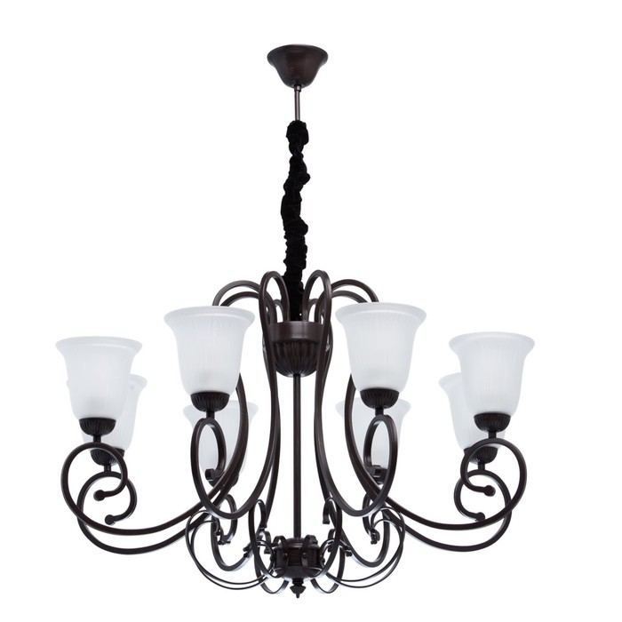 Люстра подвесная "Вирджиния" 8x60W E27 металлический 90x90x196см