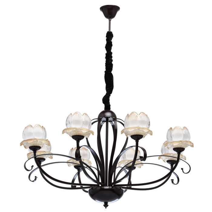 Люстра подвесная "Вирджиния" 8x40W E14 металлический 88x88x195см